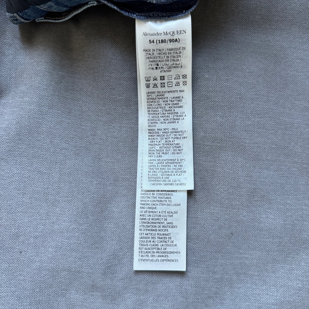 Alexander McQueen Side Tape Tapered Jeans NWT - Picture 7 of 8